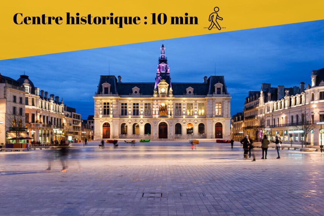 Le Duplex By Goodbnb - Proche Gare - 15Min Futuroscope Poitiers Exterior photo